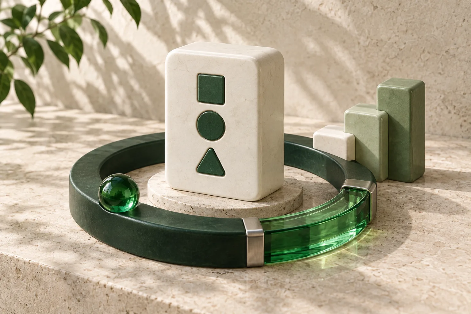 Conceptual illustration: a continuous loop surrounds an application and its improvement steps.